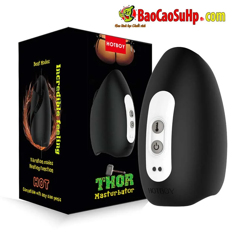Hotboy Thor Men 2in1 Vibrating Male Trainer & Masturbator — hình 2