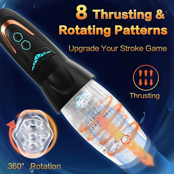 Bellucci 10 Mode Vibrating Rotating Thrusting Male — hình 2