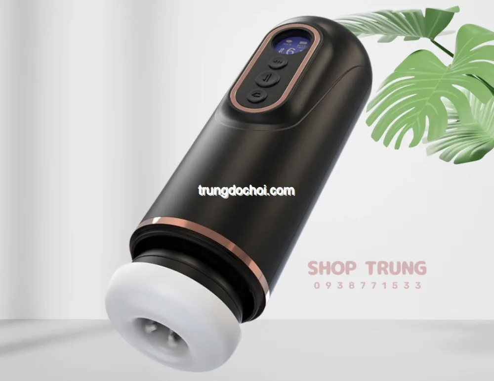 Automatic Suction Vibration Male Masturbator 9 Modes Heat — This compact, easy-to-use device offers an unmatched