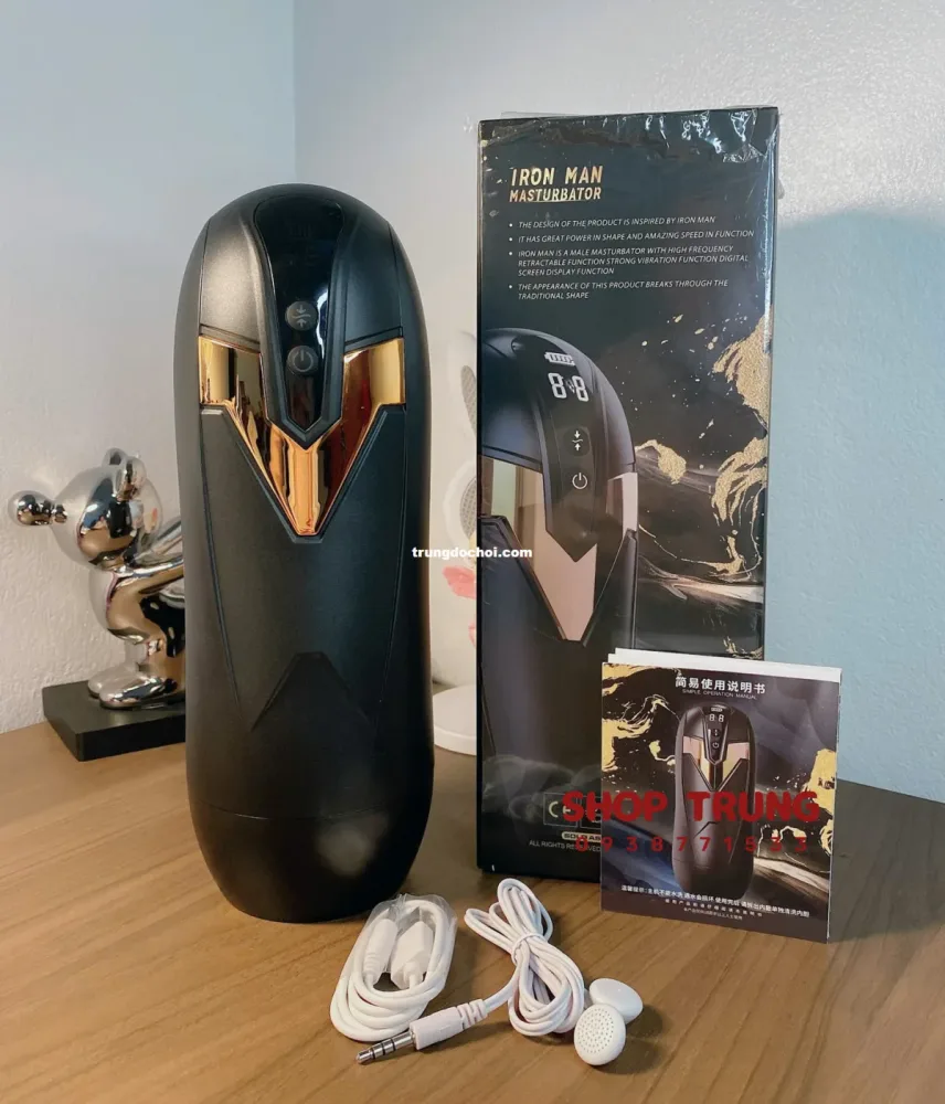 Iron Man Masturbator 4 Suction 9 Vibration Modes USB — Whether you are single, apart from your partner, or simply