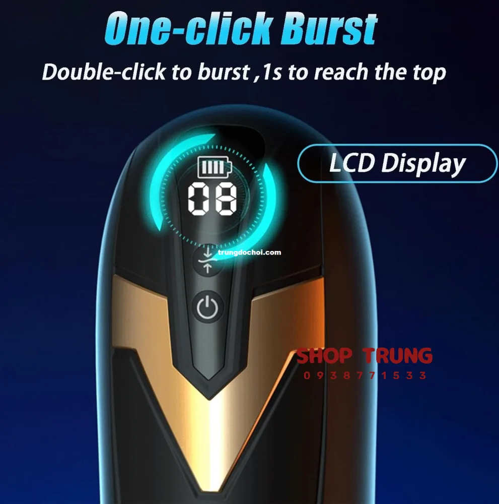 Iron Man Masturbator 4 Suction 9 Vibration Modes USB — Reliable Safety and Satisfaction Guaranteed
