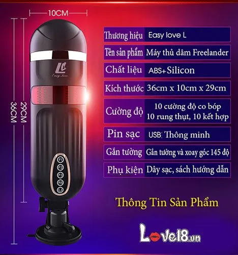 Freelander EasyLove Advanced Male Masturbator Silicone — Compact and Convenient Design