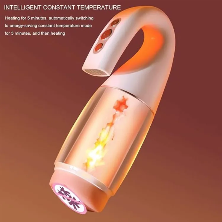 Flamigo Motorized Strong Sucking Soft Silicone Masturbator — hình 7
