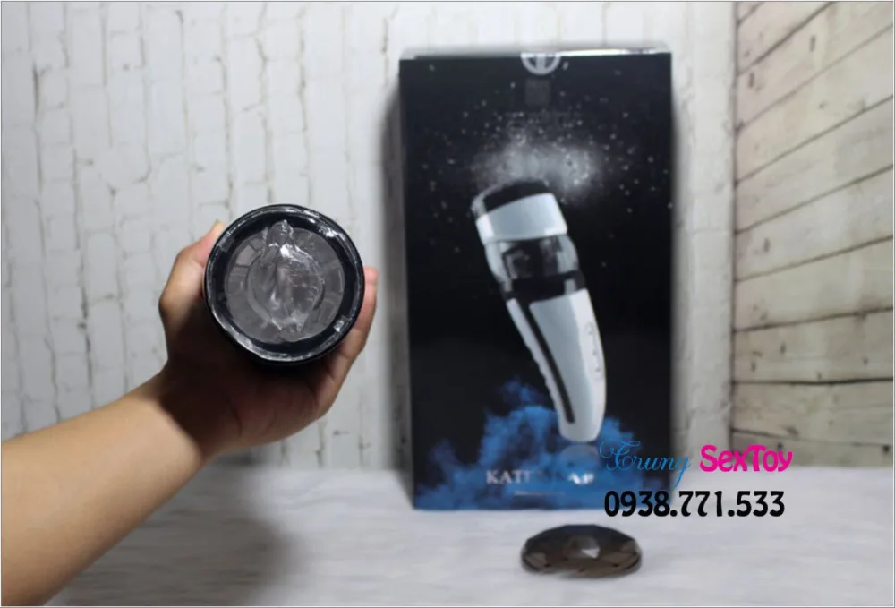 Katerina Auto Male Masturbator 10 Vibe Modes Silicone — hình 3
