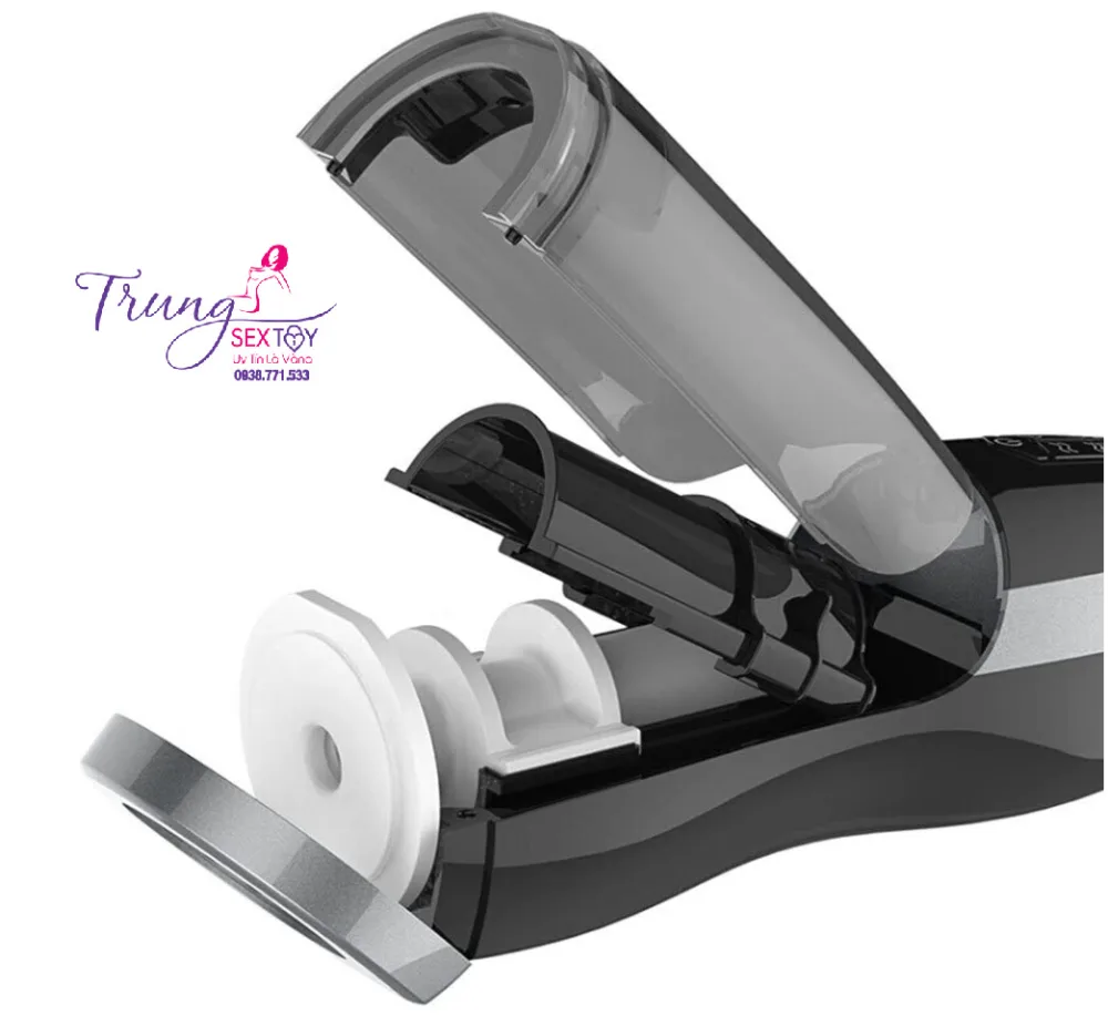 Piston Heat IR Male Masturbator Six Vibration Modes — hình 2