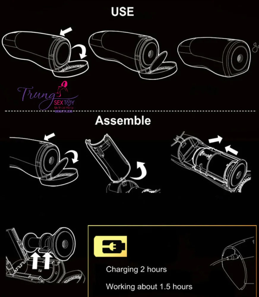 Piston Heat IR Male Masturbator Six Vibration Modes — Buy now and experience the ultimate sensation!
