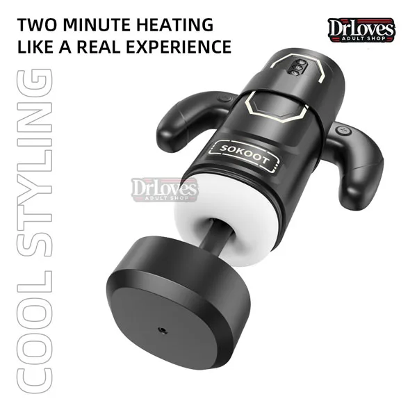 SOKOOT Handheld Vibrating Heating Suction Masturbator — hình 3