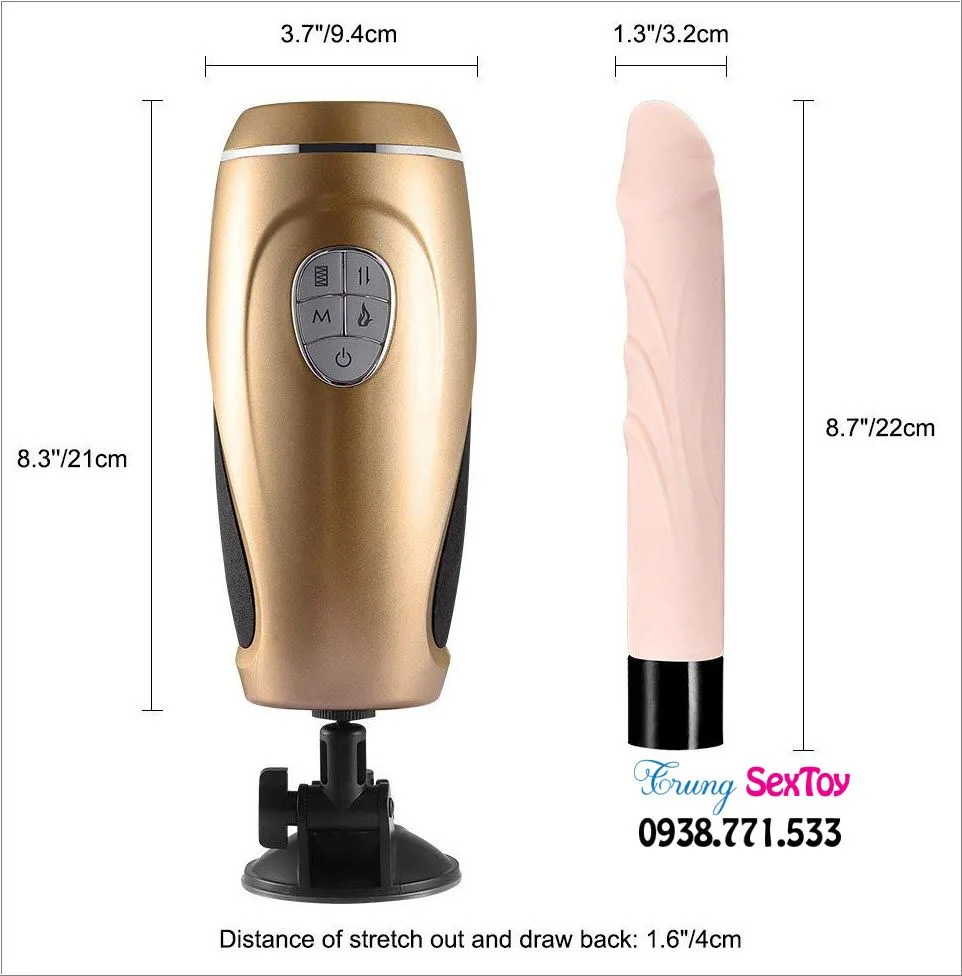 Love Moment Stroking Man 3 Powerful Rubbing Vibrating Toy — hình 3