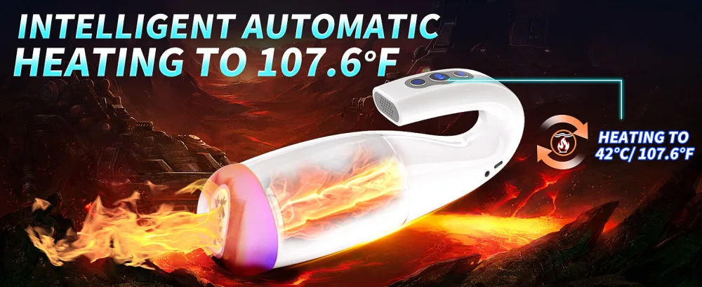 Swan Cup 12 Mode Masturbator Heated Sensation Device — hình 2