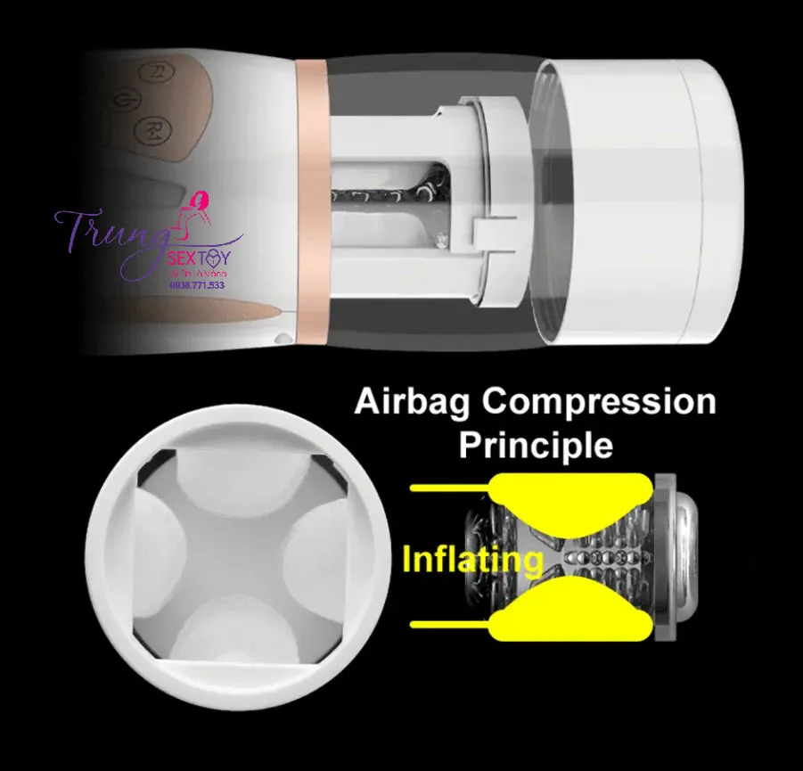 Telescopic AirBag Vibrating Male Masturbator Powerful — Advanced Features for Maximum Pleasure