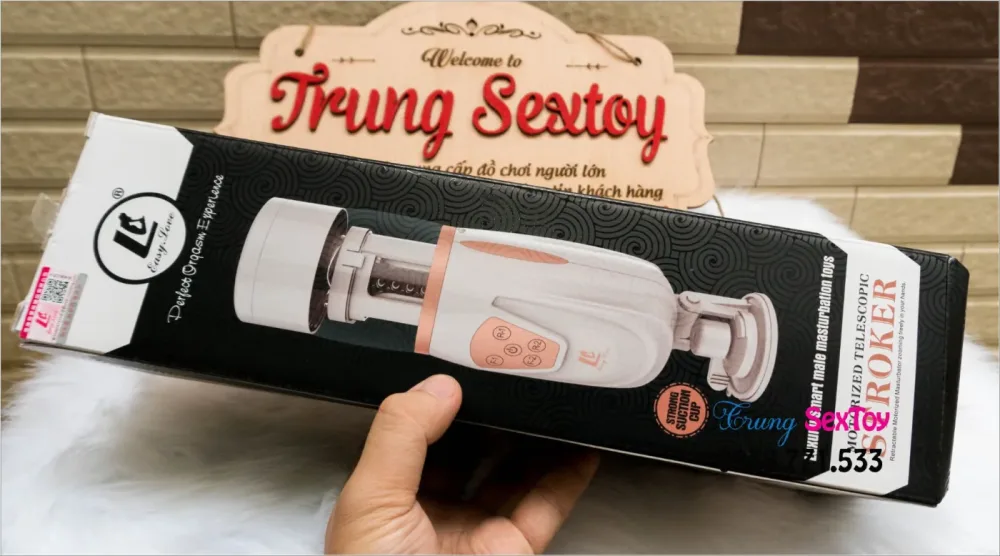Telescopic AirBag Vibrating Male Masturbator Powerful — Premium Quality Built for Safety and Durability