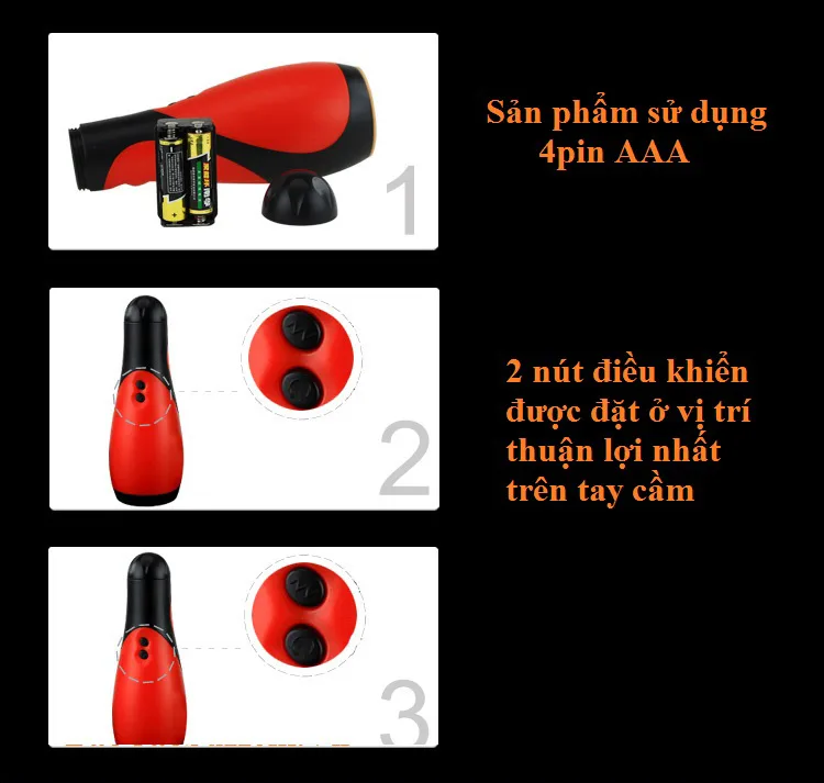 30 Mode Rotating Vibrating Male Masturbator Cup — hình 6