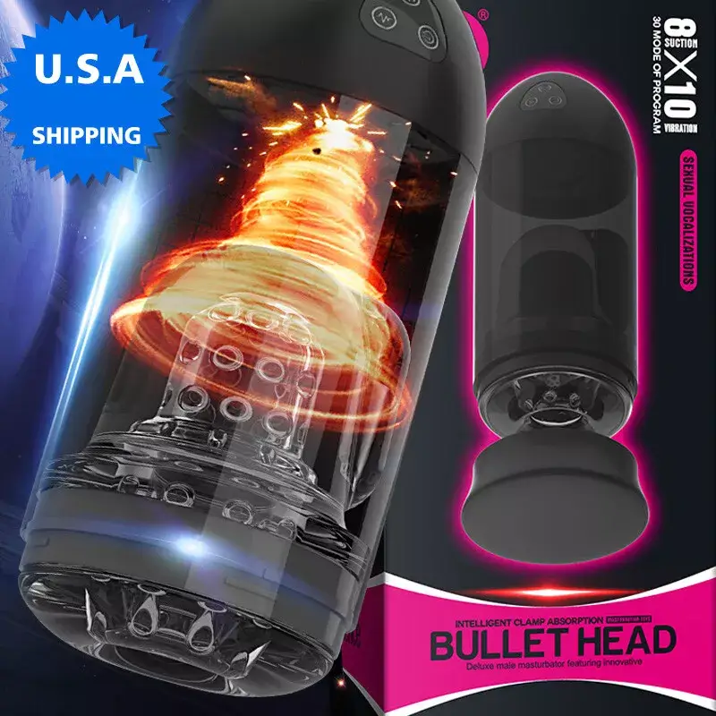 Bullet Head AD36Q Automatic Male Masturbator Smart Modes — Precision-Crafted for Maximum Comfort and Effectiveness