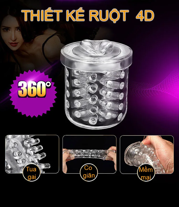 EASYLOVE automatic male masturbator with rotating vibration — Advanced Functionality for Maximum Pleasure