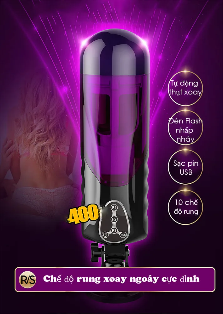EASYLOVE automatic male masturbator with rotating vibration — Key Features & Specifications