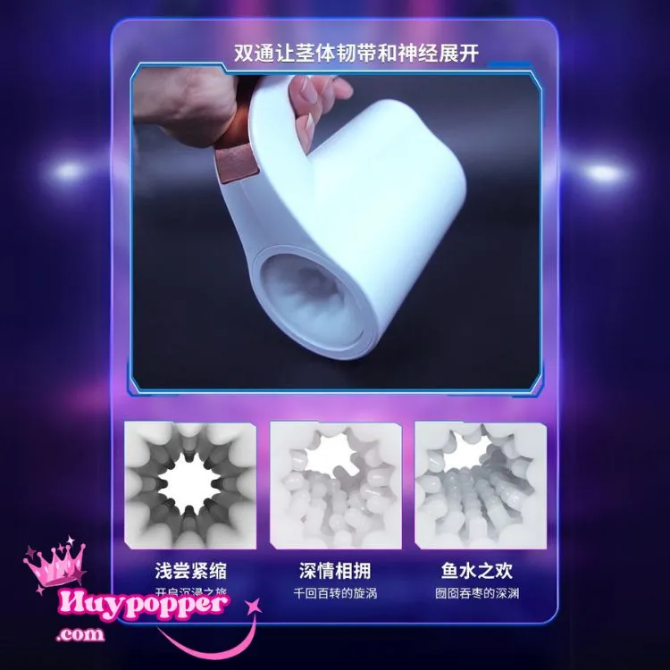 Turbo Sucker Automatic Masturbator 5 Modes Thrust Rotation — hình 5