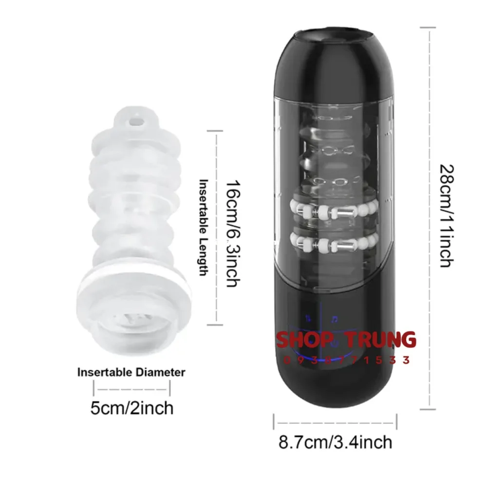 XT12 Automatic Male Masturbator Waterproof Powerful Vibrator — Designed to Enhance Sexual Wellness