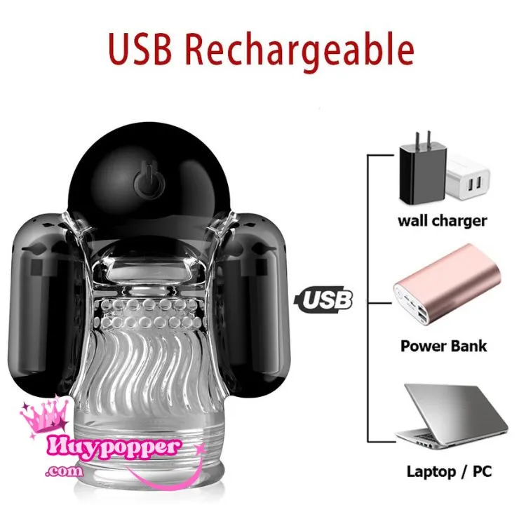 Remote-Controlled Male Milking Vibrator 10-Speed Strong — Rechargeable & Wireless Convenience