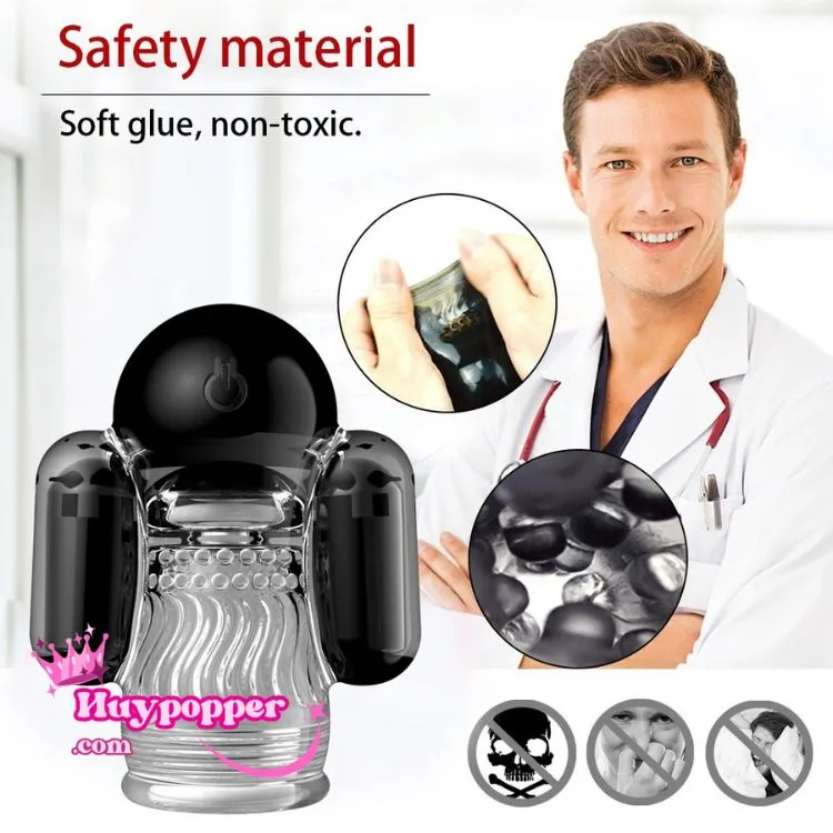 Remote-Controlled Male Milking Vibrator 10-Speed Strong — Premium Medical-Grade Silicone for Safety & Comfort