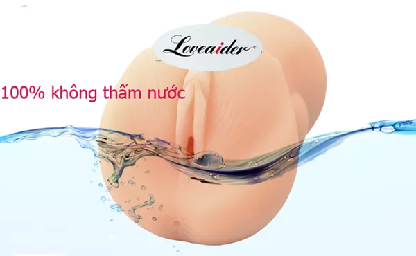 Loveaider Premium Silicone Vibrating Male Masturbator 15cm — hình 3