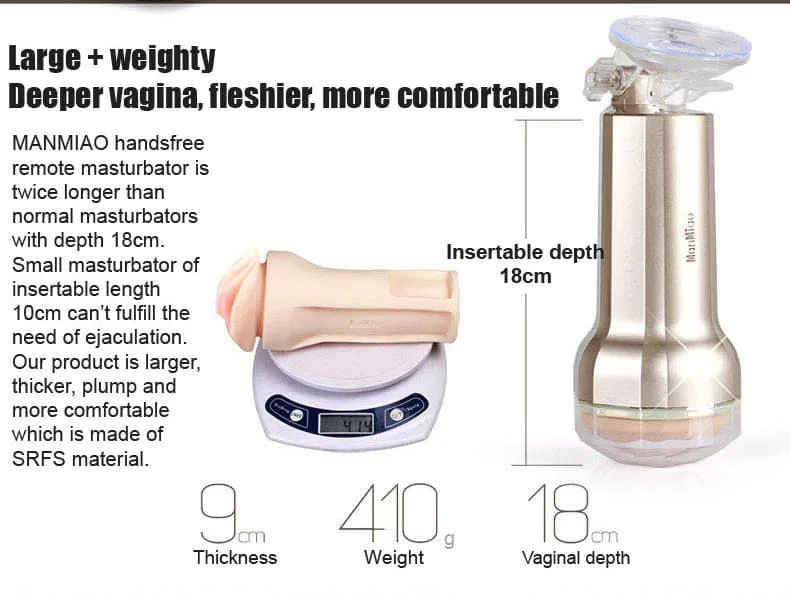 SHP1190 Mirabel Gold Wall-Mounted Premium Masturbator — Sophisticated Design for Maximum Comfort and Hygiene