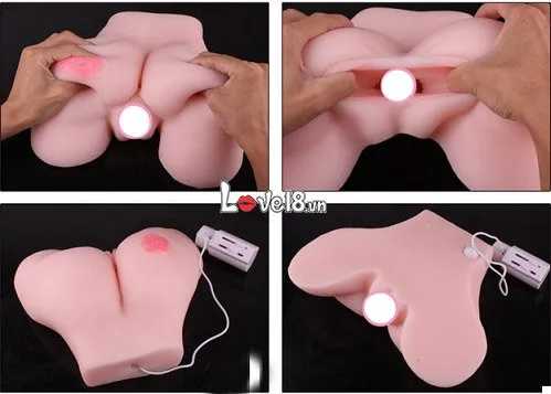Super Sexy Silicone Rumble Vagina and Butt Toy — Functional Excellence for Maximum Enjoyment