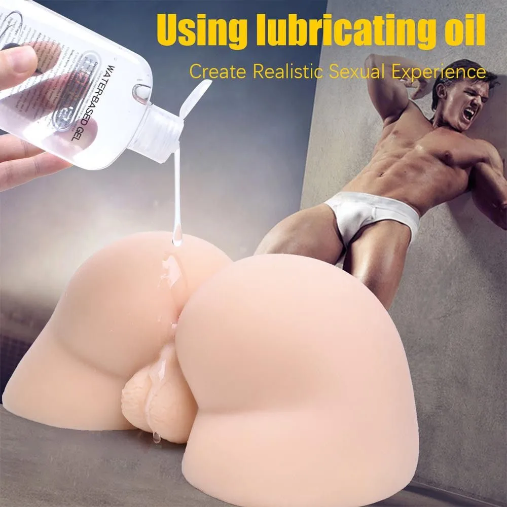 26kg Solid Silicone Male Buttocks Realistic Sex Toy — hình 9