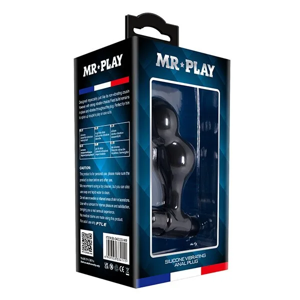 Mr Play Super Power Anal Vibe Strong Silicone Massage — hình 10