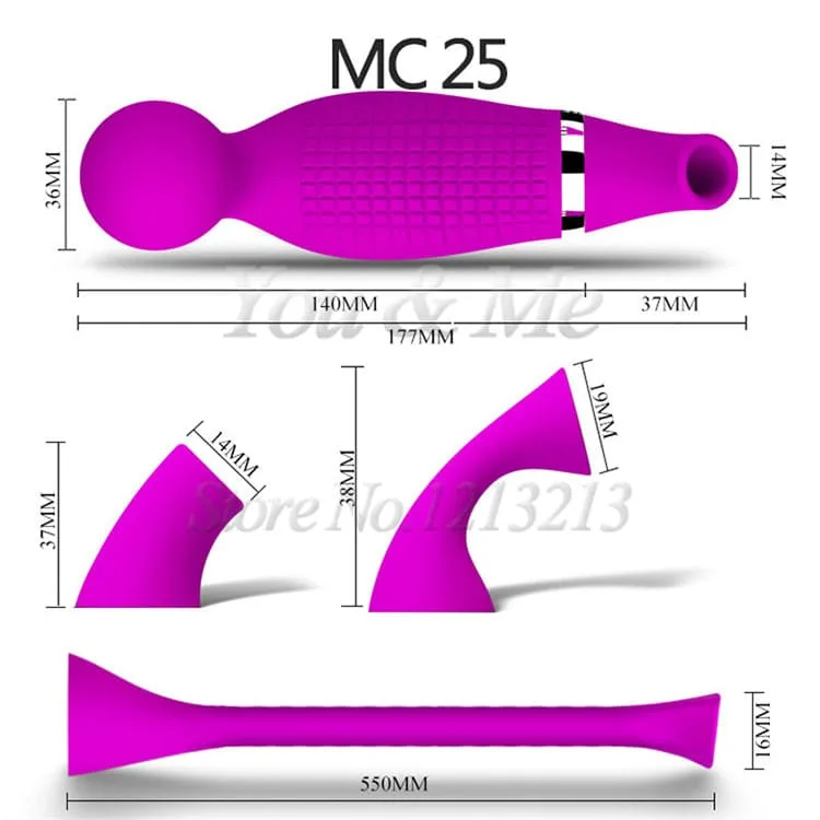 MS14A Powerful Vagina Sucking Vibrator Climax Enhancer for — hình 5