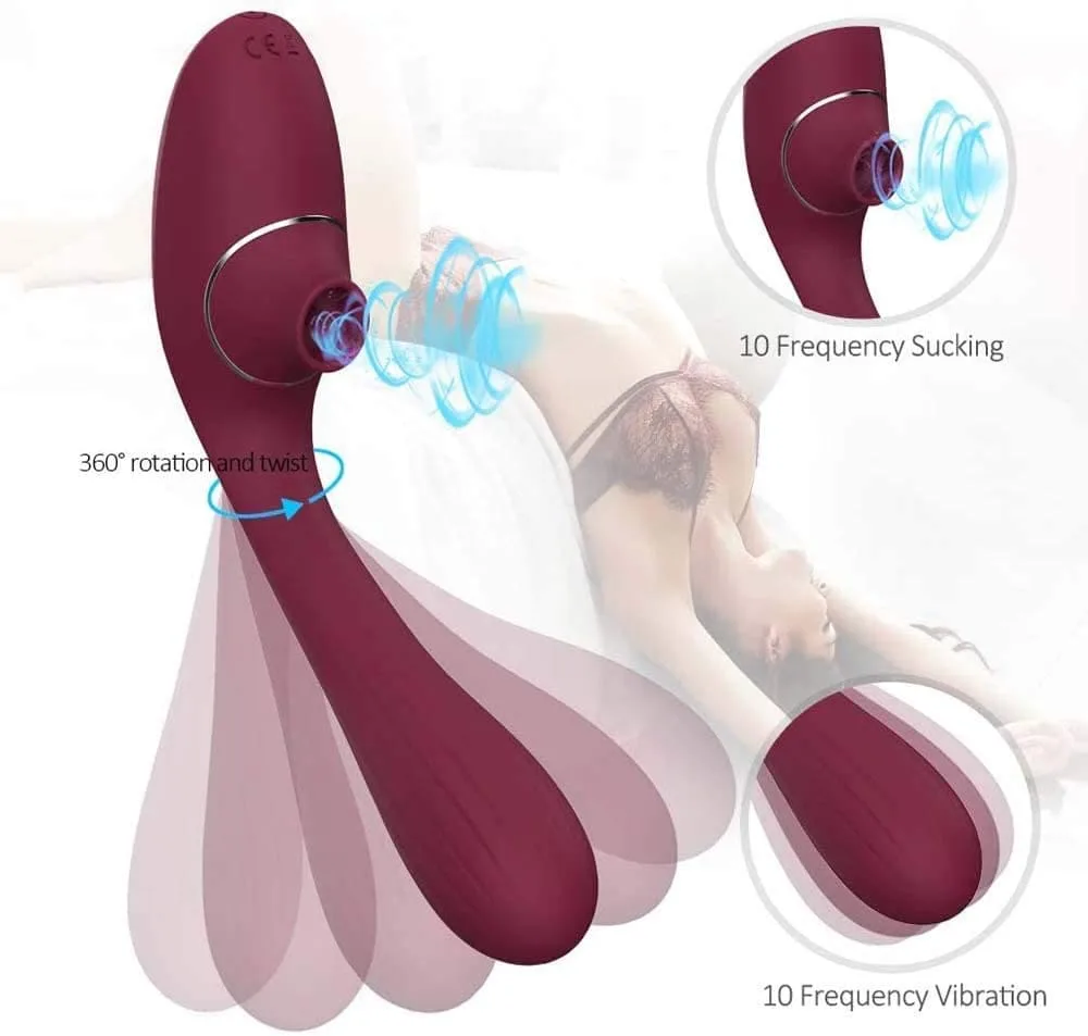 MS14B High-End Sucking Vibrator G-Spot Clitoral Pleasure Toy — hình 2