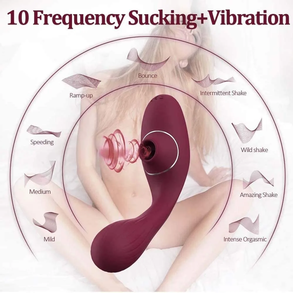 MS14B High-End Sucking Vibrator G-Spot Clitoral Pleasure Toy — Crafted with precision and care, this sophisticated