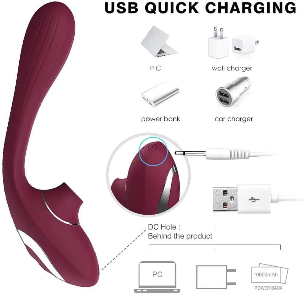 MS14B High-End Sucking Vibrator G-Spot Clitoral Pleasure Toy — hình 7