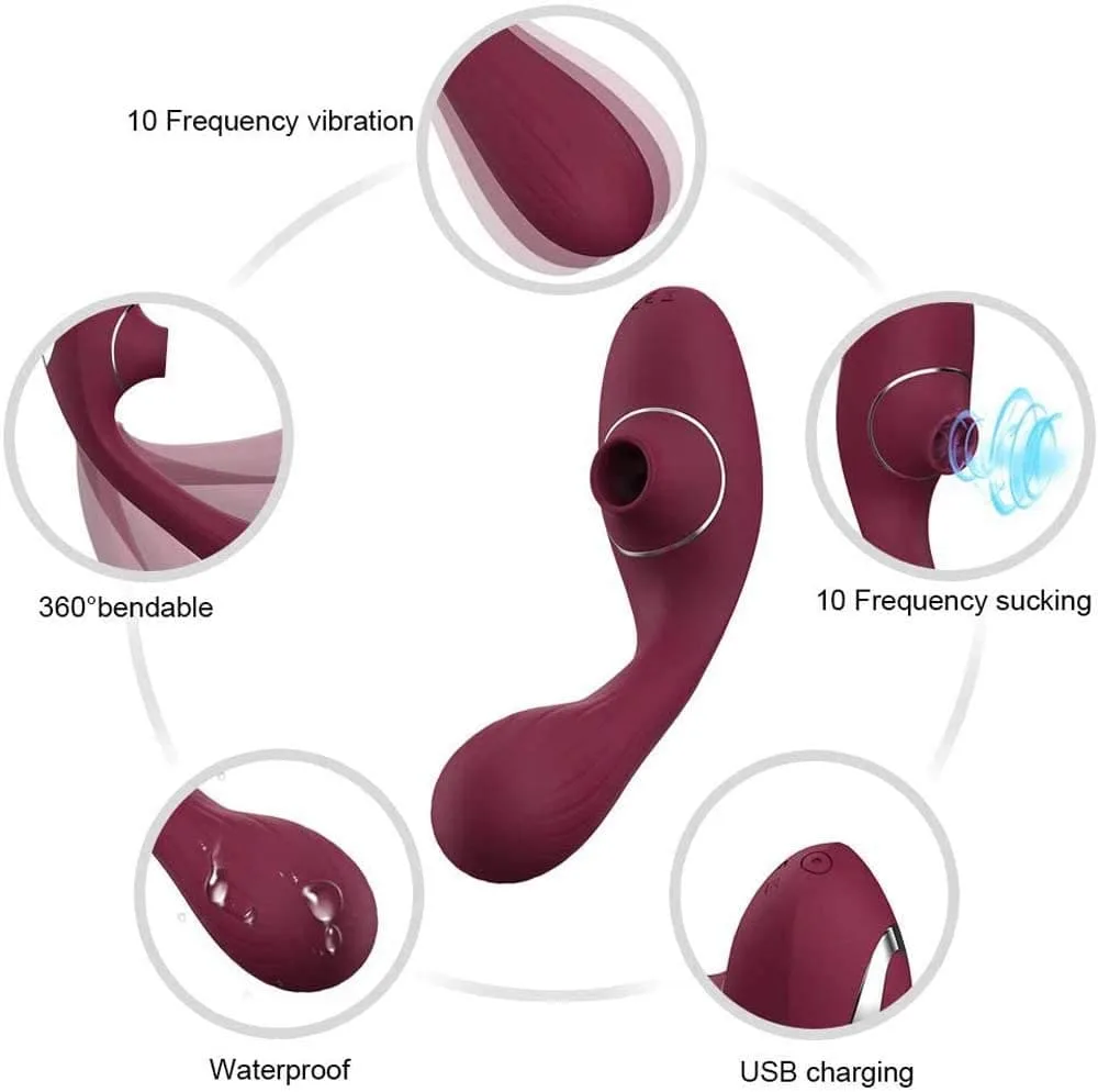 MS14B High-End Sucking Vibrator G-Spot Clitoral Pleasure Toy — hình 5