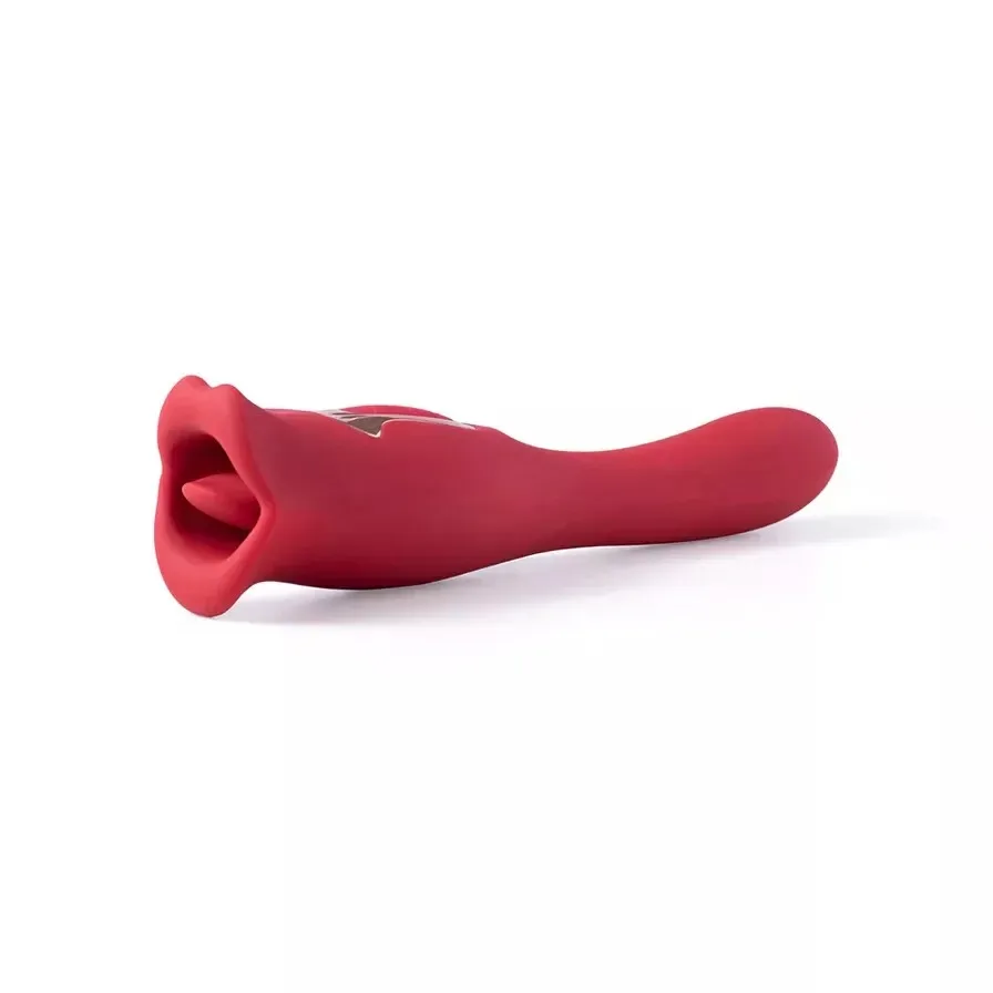 Multi-Function Tongue Licking Vibrator Realistic Oral — hình 7