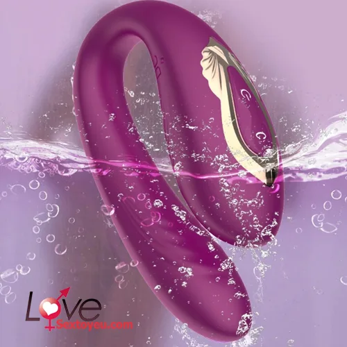 Remote Control Double Head G-Spot Vibrator Thrusting Female — hình 5