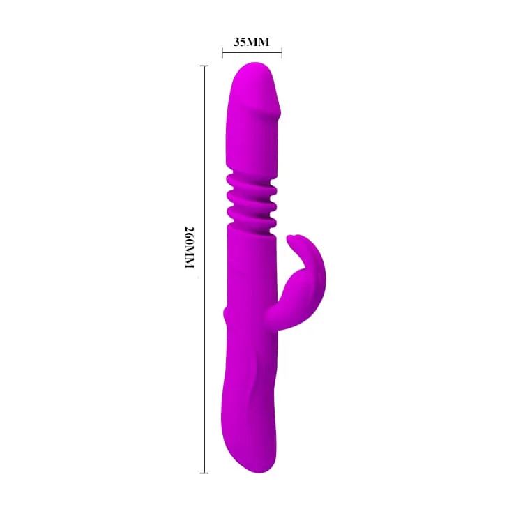 MS20B Silicon Vibrator with Rotation & Thrust Rechargeable — Exceptional Features & Premium Quality Material
