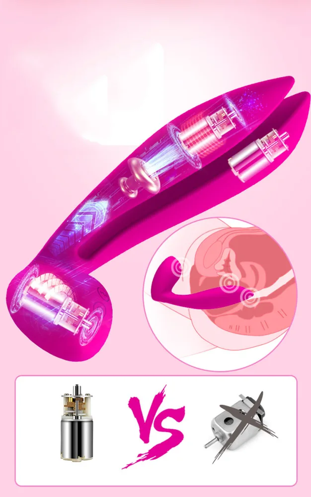 Leten Rabbit Massager Pink Dual Function G-Spot Vibrator — hình 7