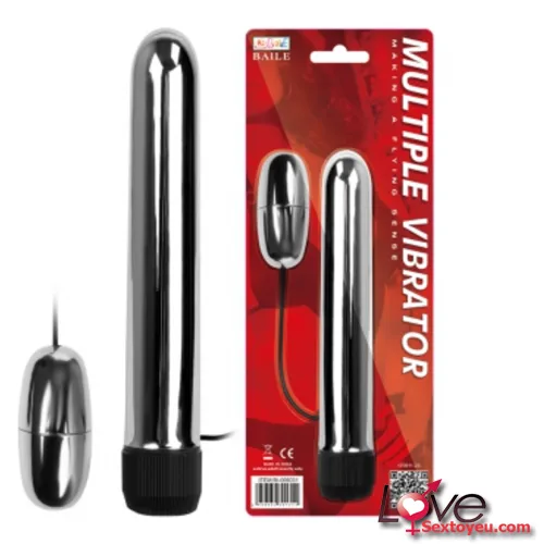 Stainless Steel G-Spot Wand with Vibrating Egg for Couples — Compact Design & Powerful Performance