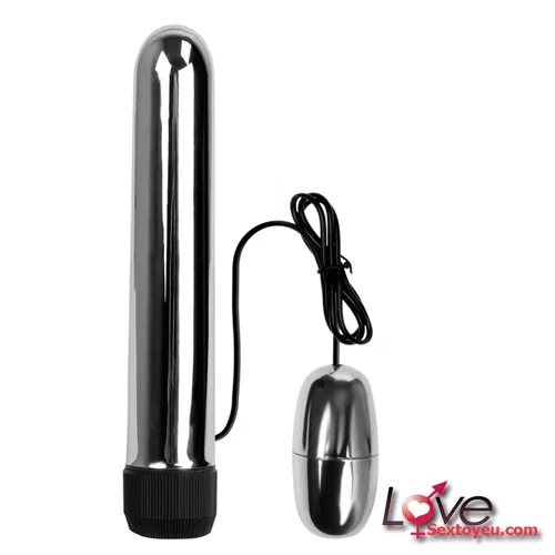 Stainless Steel G-Spot Wand with Vibrating Egg for Couples — Versatile Stimulation for Enhanced Intimacy