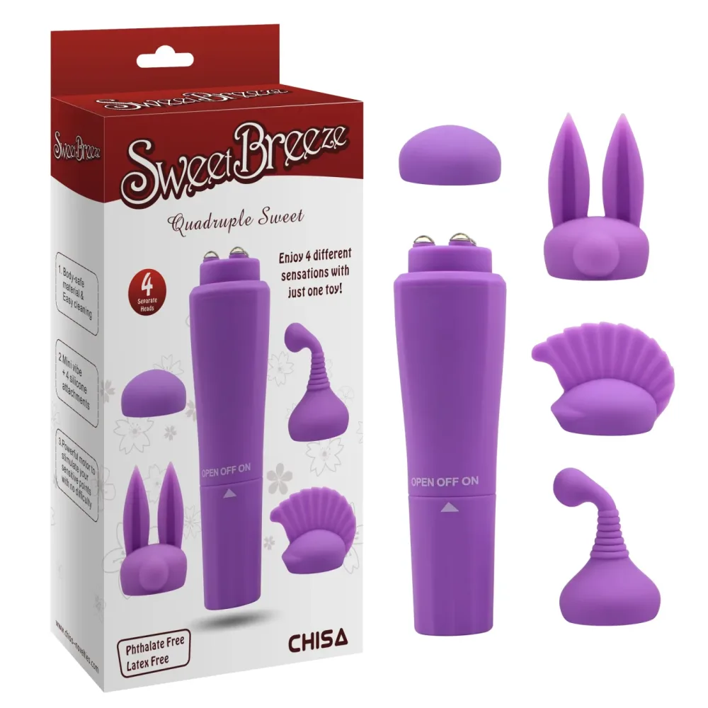 MS29A Clitoral Massage Vibrator 3 Heads Intense Female — Store it in a dry, clean place for longevity