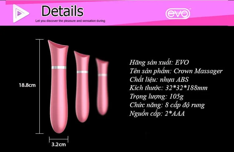 MS37 Vibrating Female Vaginal Massager G Spot Stimulator — Powerful and Adjustable Vibrations for Complete Satisfaction