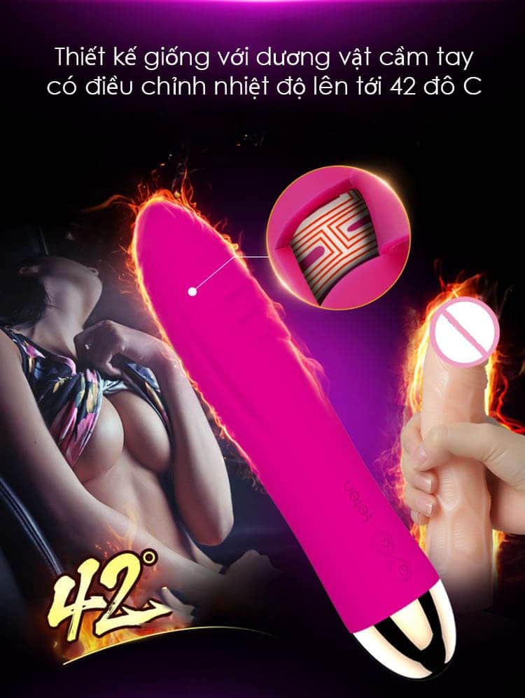 MS41A Female Super Vibrating Smart Rechargeable Massage Toy — Its gentle heat and soft texture simulate an intimate