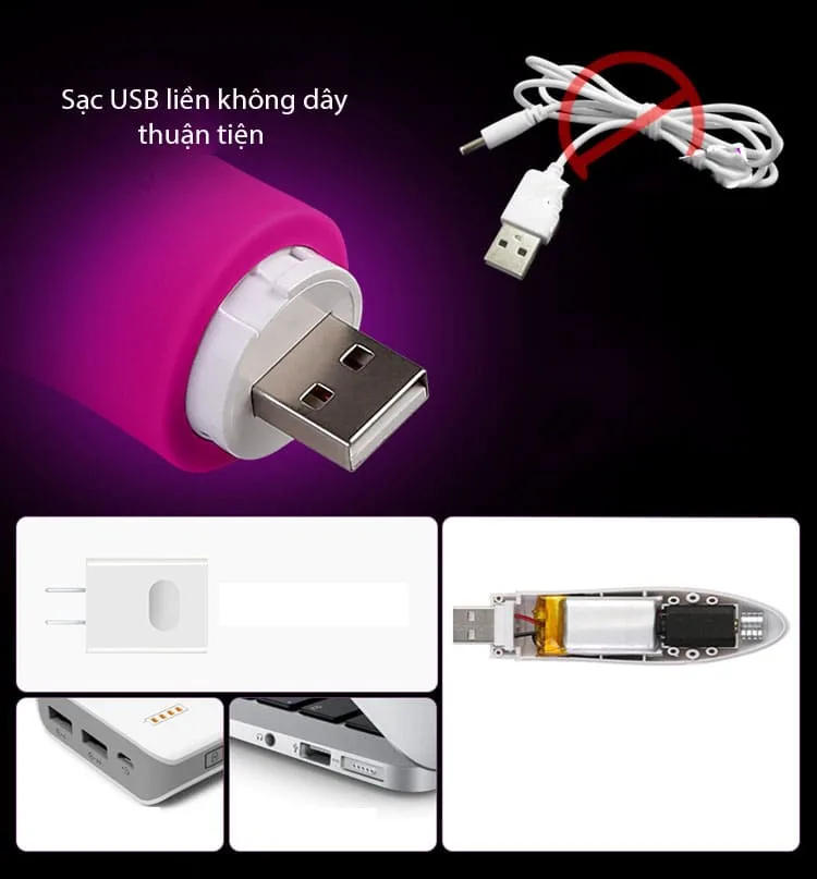 MS41A Female Super Vibrating Smart Rechargeable Massage Toy — hình 7