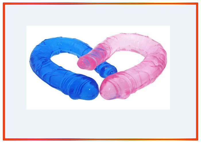 SHP665 Double-Ended Lesbian Realistic Dildo Sex Toy — Perfect for Lesbian Couples & Solo Play