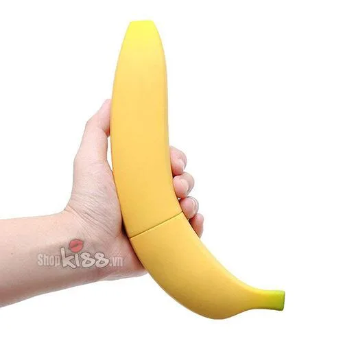 Banana Shaped Vibrating Realistic Silicone Dildo for Couples — Don’t wait to explore new sensations — add this unique