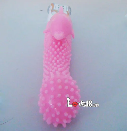 Soft Spiked Rotating Silicone Vibrating Dildo — Dual Stimulation with a Playful Dolphin