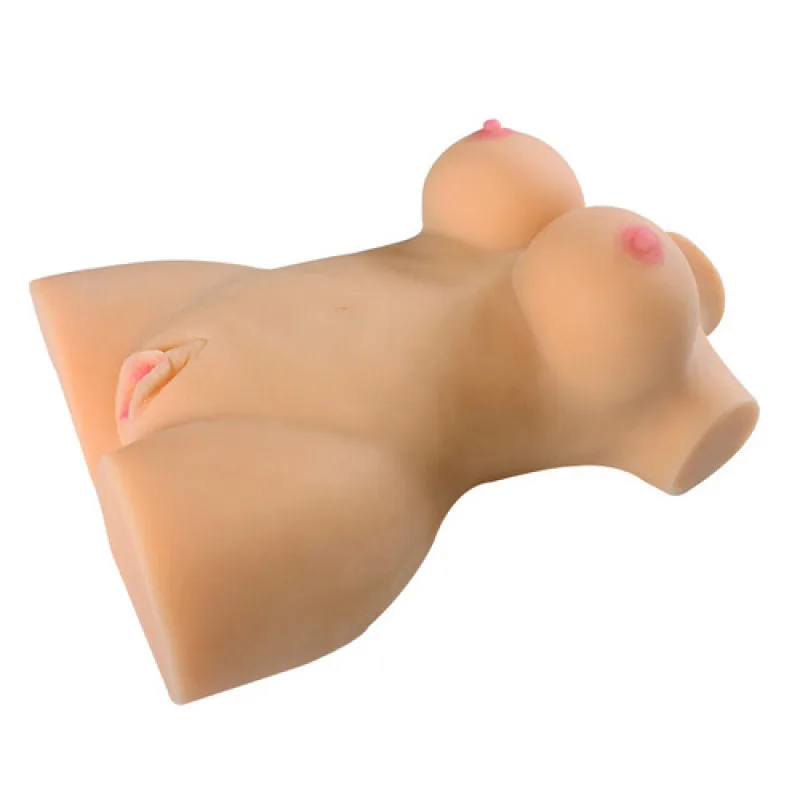 Busty Lady Realistic Half Body Sex Doll — Advanced Heating Technology for Authentic Sensation