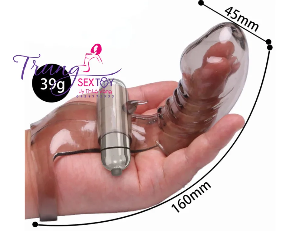 G-Spot Vibrating Finger Sleeve – Experience Intense — hình 6