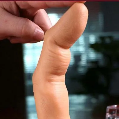 12-Speed Heated Silicone Finger Vibrator Curved for Intense — Realistic Design & Superior Craftsmanship