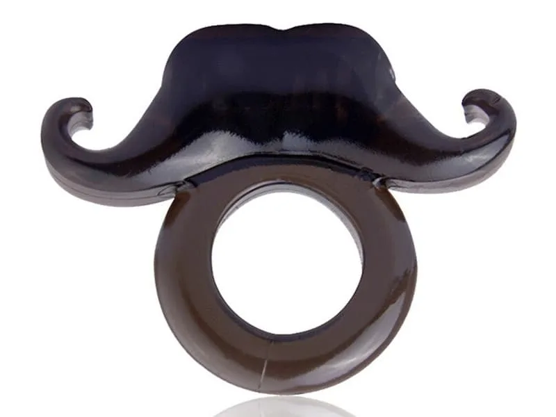 Gaur Black Vibration Ring Power Bull Design Adult Pleasure — Unique Design Inspired by the Mighty Bull